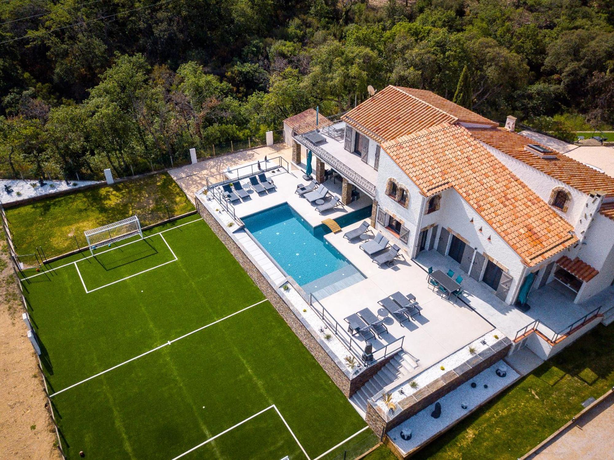 Mas Sureda - Evasion Luxueuse Avec Vue Panoramique Villa อาร์เจเลส-ซัวร์-แมร์ ภายนอก รูปภาพ